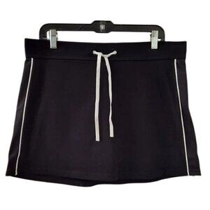 NEW Tek Gear Cotton Stretch Black Tennis Workout Skort - Women's Large